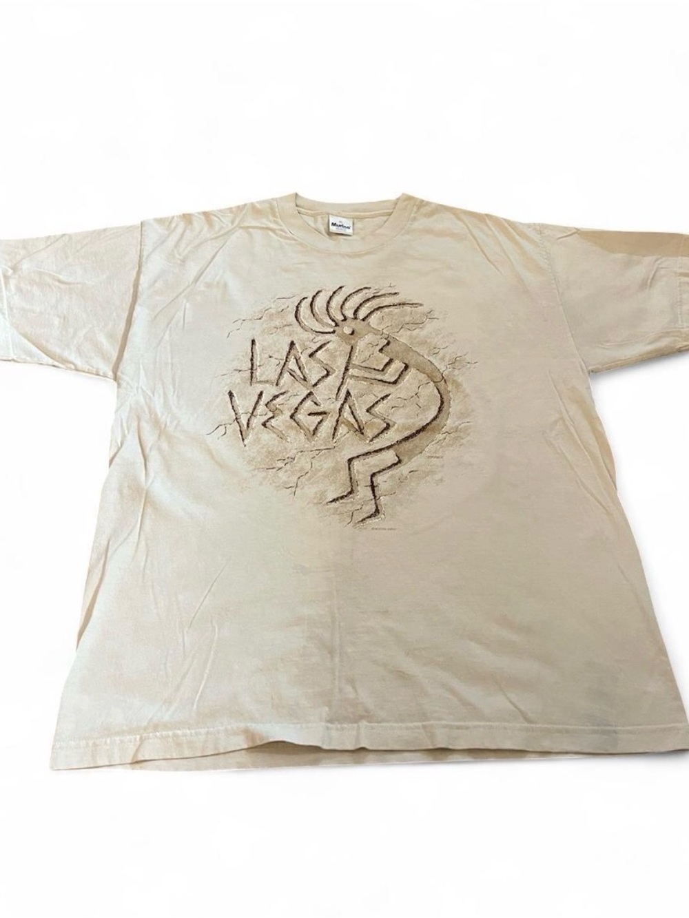 Men’s Vintage 90s Las Vegas Desert Art Print Shirt Size XL